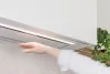 MONNO Aura White 55 cm beépíthető páraelszívó, fehér üveg