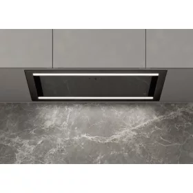 MONNO Duo 55 cm beépíthető páraelszívó, fekete üveg