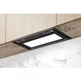   MONNO Su Mini Black 60 cm beépíthető páraelszívó, fekete üveg