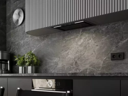 MONNO Luno Black 72 cm beépíthető páraelszívó, fekete