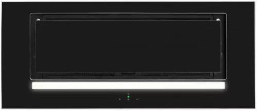MONNO Aura Black 74 cm beépíthető páraelszívó, fekete üveg