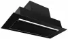 MONNO Aura Black 74 cm beépíthető páraelszívó, fekete üveg