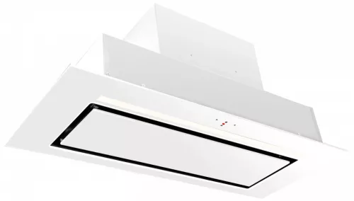 MONNO Aura White 74 cm beépíthető páraelszívó, fehér üveg
