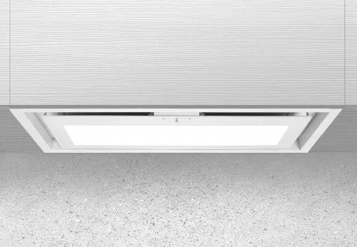 MONNO Su Mini White 74 cm beépíthető páraelszívó, fehér üveg