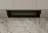 MONNO Uno 74 cm beépíthető páraelszívó, fekete üveg