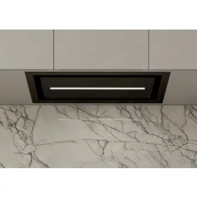 MONNO Uno 74 cm beépíthető páraelszívó, fekete üveg