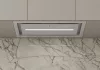 MONNO Uno 74 cm beépíthető páraelszívó, fehér üveg