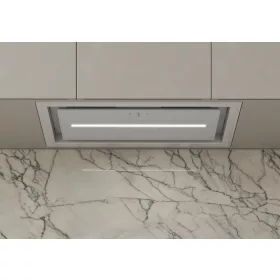 MONNO Uno 74 cm beépíthető páraelszívó, fehér üveg