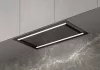 MONNO Duo 74 cm beépíthető páraelszívó, fekete üveg