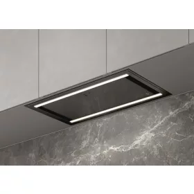MONNO Duo 74 cm beépíthető páraelszívó, fekete üveg