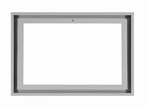 MONNO Su Light Inox/White mennyezeti páraelszívó, 90x60 cm, inox/fehér