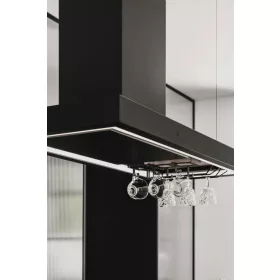   MONNO Minimal 2 Black 120 cm sziget páraelszívó pohártartóval, fekete
