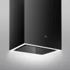 MONNO Cube W Black sziget páraelszívó, 40x30 cm, érintésmentes vezérlés, fekete