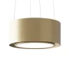 MONNO Piu Light Gold 80 függesztett sziget páraelszívó, 80 cm, érintésmentes vezérlés, arany