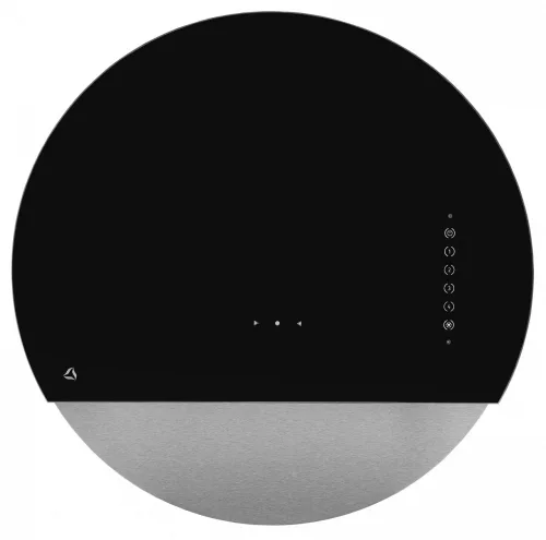 MONNO Eclipse Black/Inox fali páraelszívó, 60 cm, fekete/inox