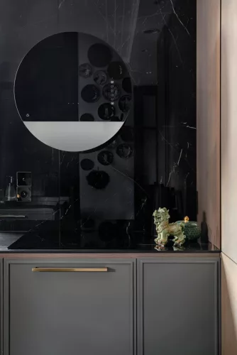 MONNO Eclipse Black/Inox fali páraelszívó, 60 cm, fekete/inox