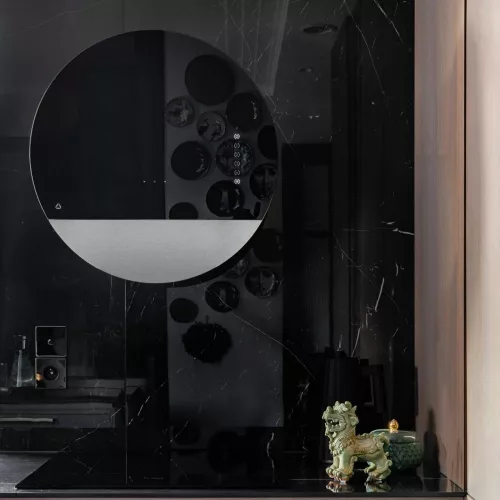 MONNO Eclipse Black/Inox fali páraelszívó, 60 cm, fekete/inox