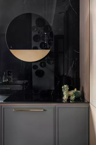 MONNO Eclipse Black/Rose Gold fali páraelszívó, 60 cm, fekete/rose gold