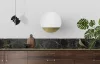 MONNO Eclipse White/Gold fali páraelszívó, 60 cm, fehér/arany