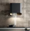 MONNO Simple fali páraelszívó, 60 cm, fekete/arany