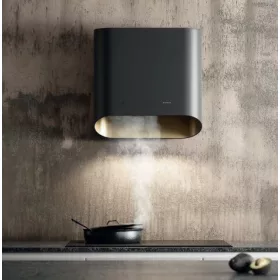 MONNO Simple fali páraelszívó, 60 cm, fekete/arany