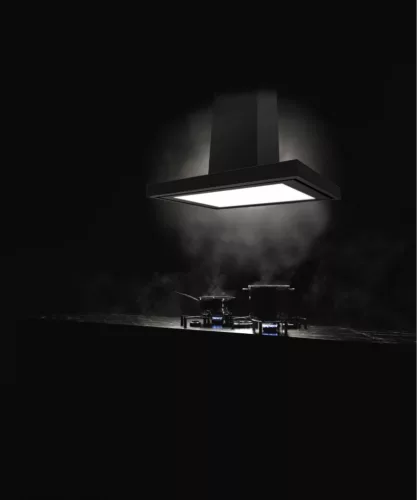 MONNO T-Light Black 60 fali páraelszívó, 60 cm, fekete