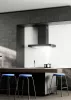 MONNO T-Light Black 60 fali páraelszívó, 60 cm, fekete