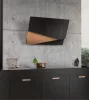 MONNO Trio fali páraelszívó, 90 cm, fekete/rose gold