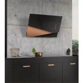 MONNO Trio fali páraelszívó, 90 cm, fekete/rose gold