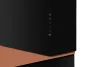MONNO Trio fali páraelszívó, 90 cm, fekete/rose gold