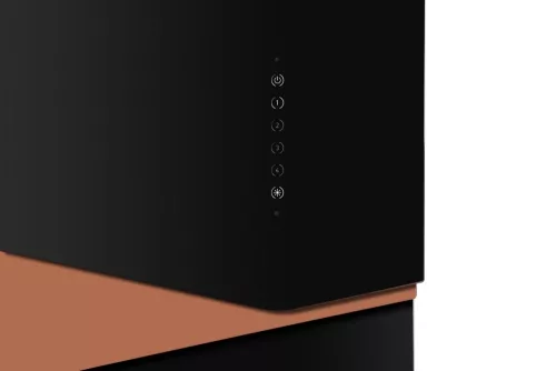 MONNO Trio fali páraelszívó, 90 cm, fekete/rose gold