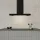 MONNO T-Light Black 90 fali páraelszívó, 90 cm, fekete