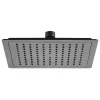 LAVEO LUKE zuhany (220x220 mm), ABS, fekete