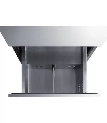 FrigaluX Kültéri inox hűtő RE2T136A pult alá építhető és szabadonálló, 77 L