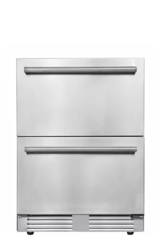 FrigaluX Kültéri inox hűtő RE2T136A pult alá építhető és szabadonálló, 77 L