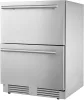 FrigaluX Kültéri inox hűtő RE2T136A pult alá építhető és szabadonálló, 77 L