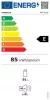 FrigaluX Kültéri inox hűtő RETT136A pult alá építhető és szabadonálló, 102 L