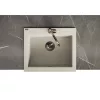 Laveo KOMODO bézs mosogató helytakarékos szifonnal
