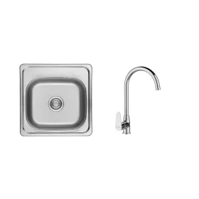 LAVEO STANDARD 1M SZETT íves króm csappal