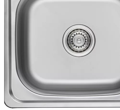 LAVEO STANDARD egymedencés inox mosogató szifonnal