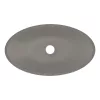 LAVEO VELA pultra szerelhető gránit mosdó túlfolyó nélkül, bézs