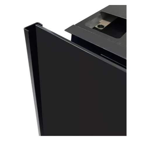 Pando VNI-60 borhűtő - beépíthető, fekete, balos