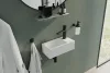 LAVEO KVADRATO kerámia mosdó, fehér, pultra vagy falra szerelhető (szerelvény kittel)