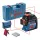 BOSCH 0601063S00 GLL 3-80 Vonallézer + 4 db 1,5 V-os LR6 (AA) + Lézer céltábla + Szerszámkoffer