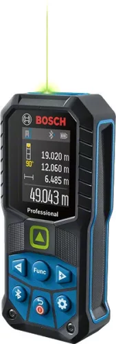 BOSCH 0601072U00 GLM 50-27 CG zöld Lézeres távolságmérő + 2 db 1,5 V-os LR6 (AA)