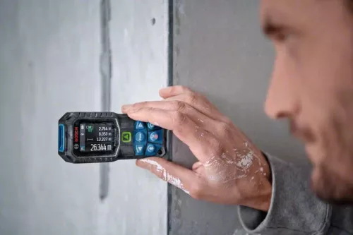 BOSCH 0601072U00 GLM 50-27 CG zöld Lézeres távolságmérő + 2 db 1,5 V-os LR6 (AA)