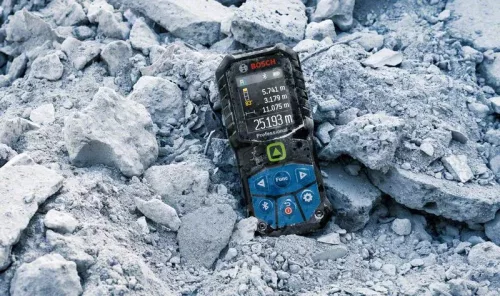 BOSCH 0601072U00 GLM 50-27 CG zöld Lézeres távolságmérő + 2 db 1,5 V-os LR6 (AA)