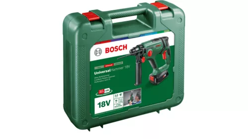 BOSCH 06039D6002 UniversalHammer 18V Akkus fúrókalapács (1 x 2,5 Ah) + töltő
