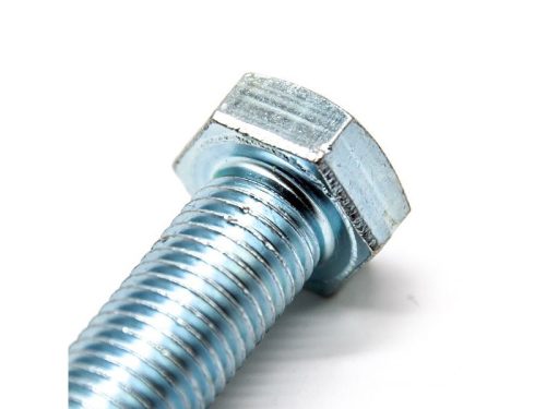 Hatlapfejű tövigmenetes csavar DIN 933/ISO 4017 8.8, horganyzott M8 x 30 mm