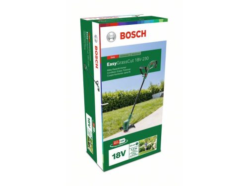 BOSCH Akkus szegélyvágó EasyGrassCut 18V-230 (1 x 2,0 Ah akku + töltő)